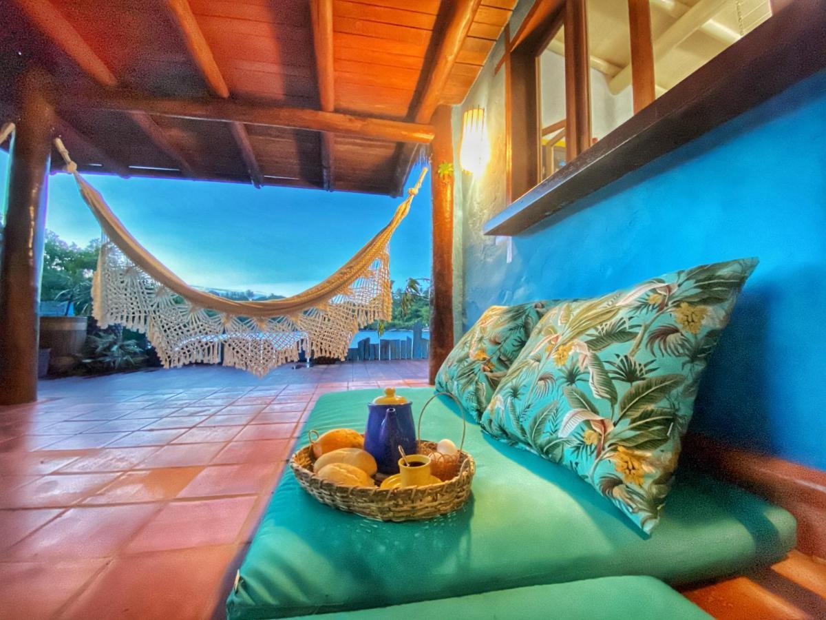 Villa Casinha Azul Caraiva - Casa Completa Na Beira Do Rio Exterior foto
