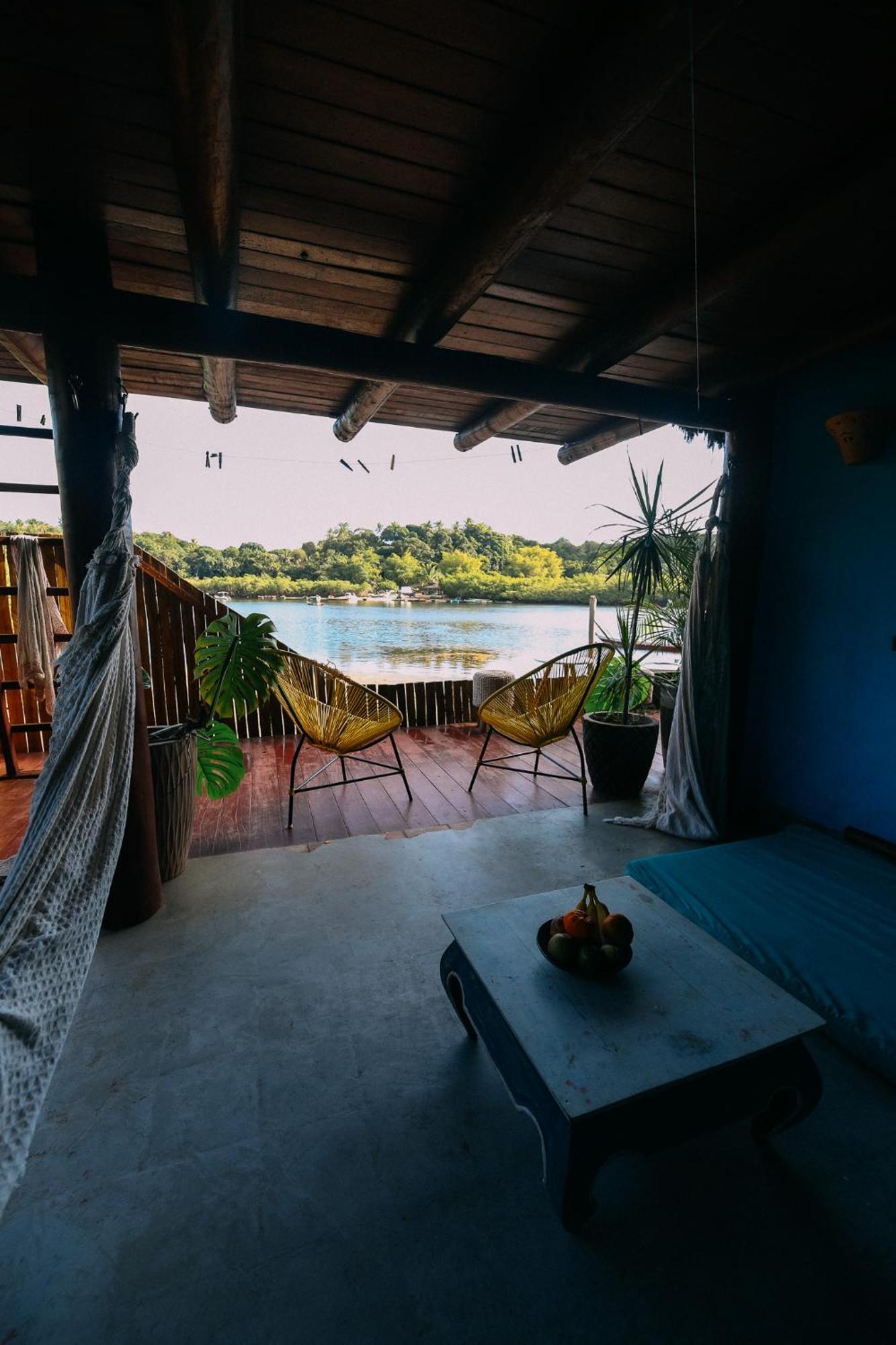 Villa Casinha Azul Caraiva - Casa Completa Na Beira Do Rio Exterior foto